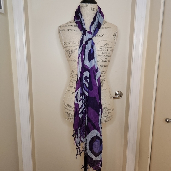 Indigenous Butterfly Blanket Scarf - Picture 3 of 8